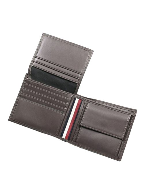 TH Corp Leather Flap Portafoglio TOMMY HILFIGER | AMOAM11598.GBS